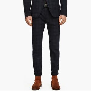 SCOTCH & SODA Blake Men’s Plaid Check Gingham Trousers Pants